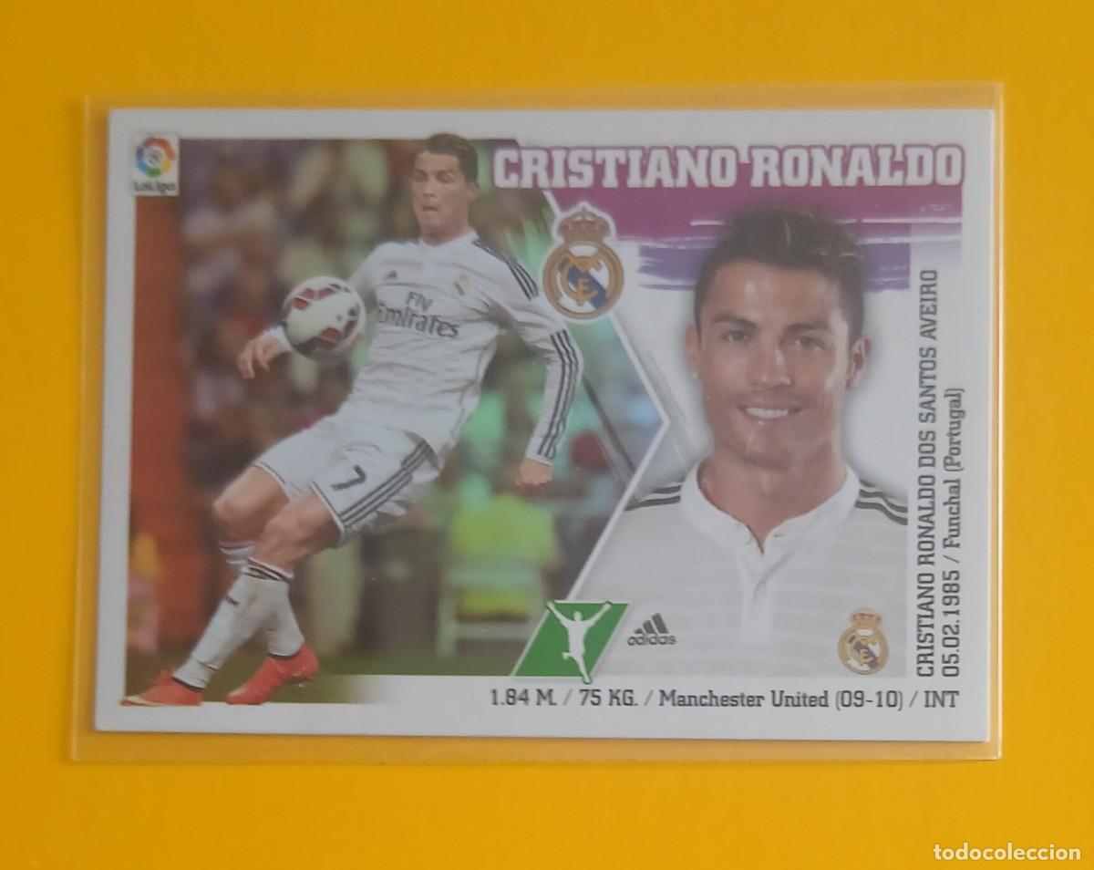 Fu&szlig;ball-Sticker: CROMO ADHESIVO n&ordm; 19 CRISTIANO RONALDO REAL MADRID EDICIONES ESTE LIGA 2015-2016. Nuevo de sobre.