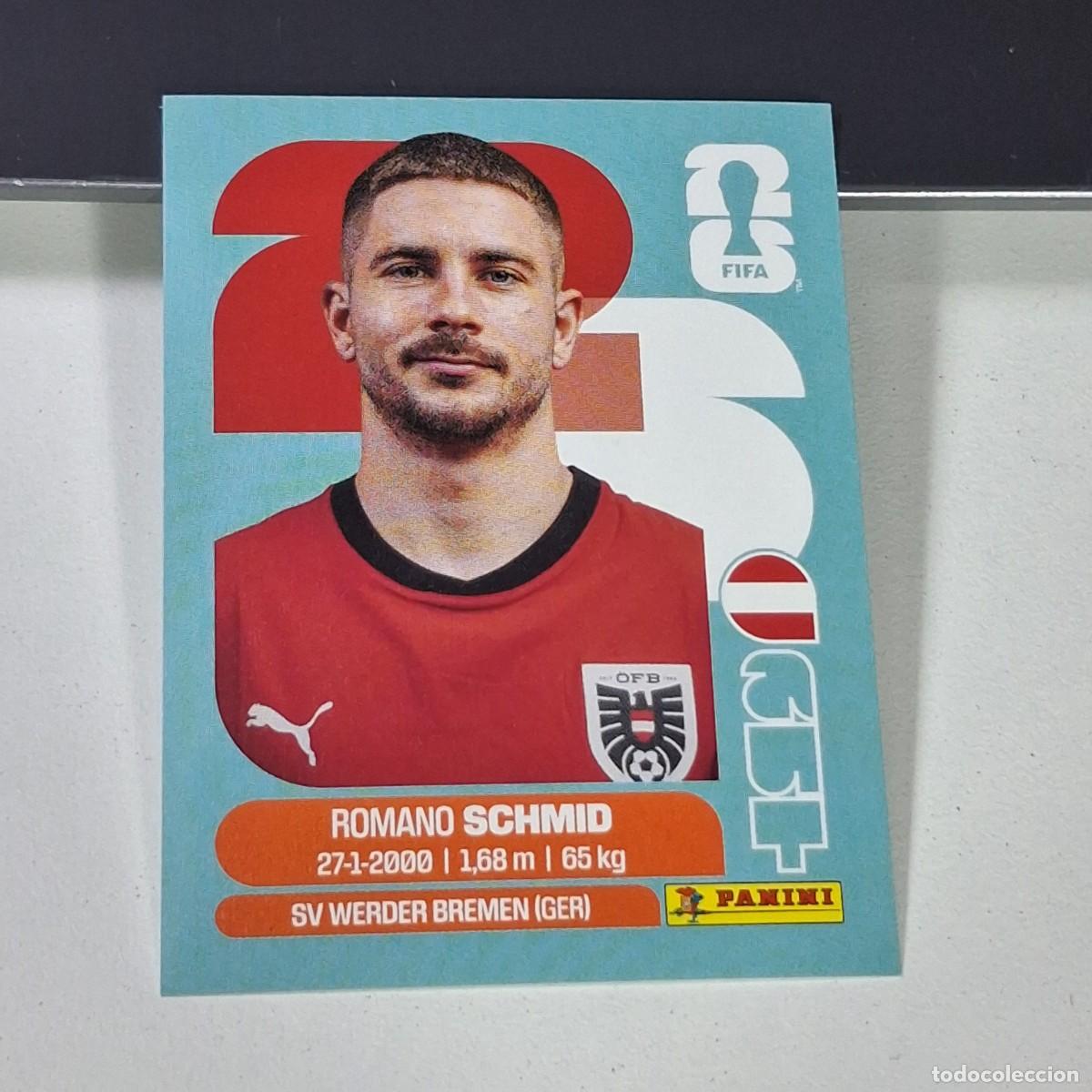 Fu&szlig;ball-Sticker: B19 AUT 16 AUT16 ROMANO SCHMID AUSTRIA AUT MUNDIAL FIFA WORLD CUP 2026 STICKER PANINI