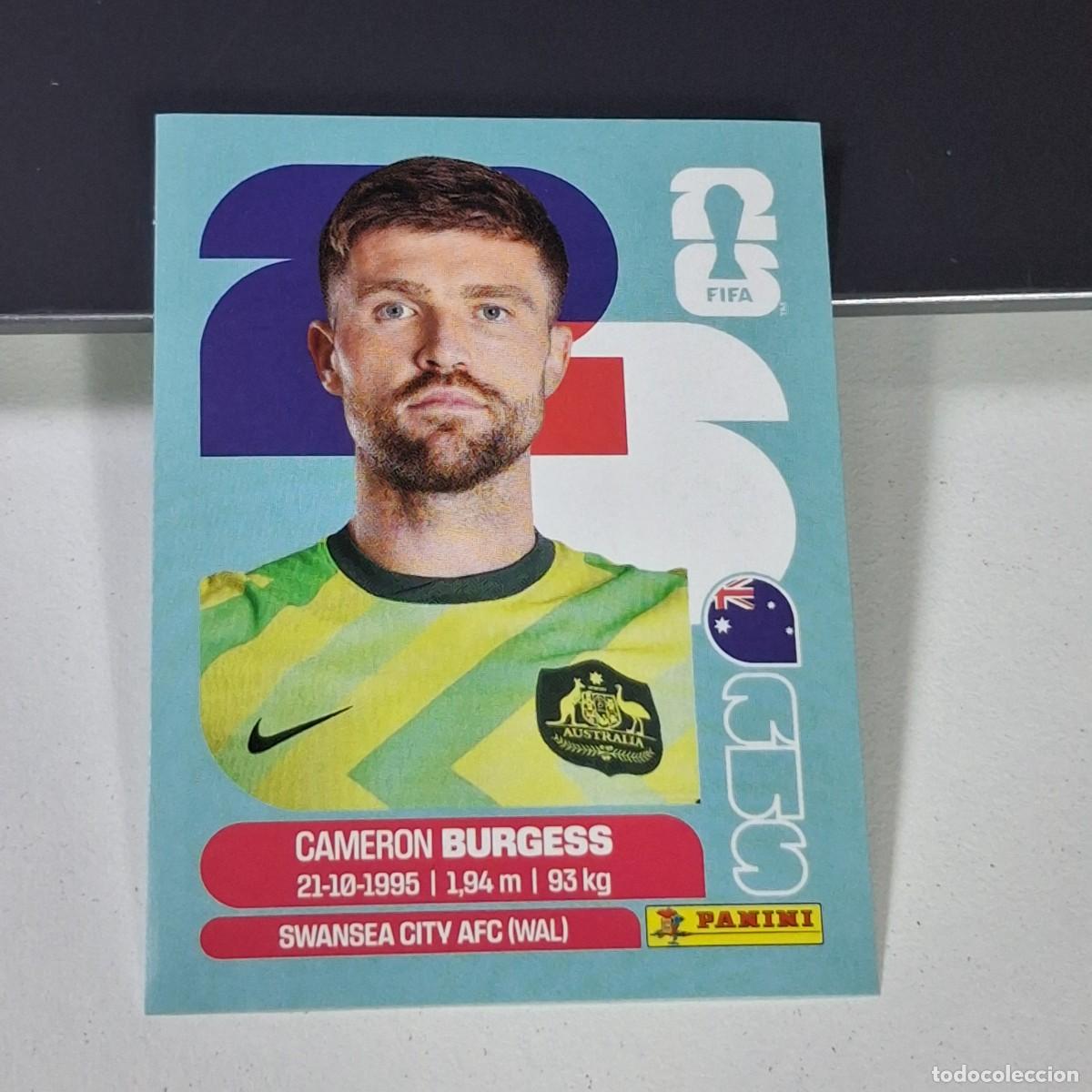 Football Stickers: B19 AUS 8 AUS8 CAMERON BURGESS AUSTRALIA AUS MUNDIAL FIFA WORLD CUP 2026 STICKER PANINI