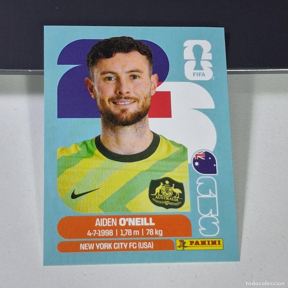 Figurine di Calcio: B19 AUS14 AIDEN O'NEILL 14 AUSTRALIA AUS MUNDIAL FIFA WORLD CUP 2026 STICKER PANINI