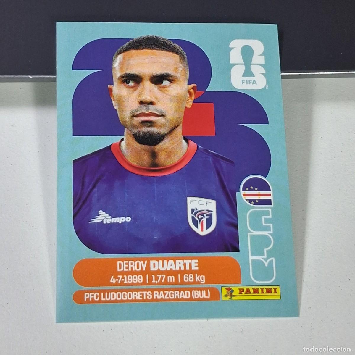 Cromos de Futebol: B19 CPV 14 CPV14 DEROY DUARTE CABO VERDE CAPE MUNDIAL FIFA WORLD CUP 2026 STICKER PANINI