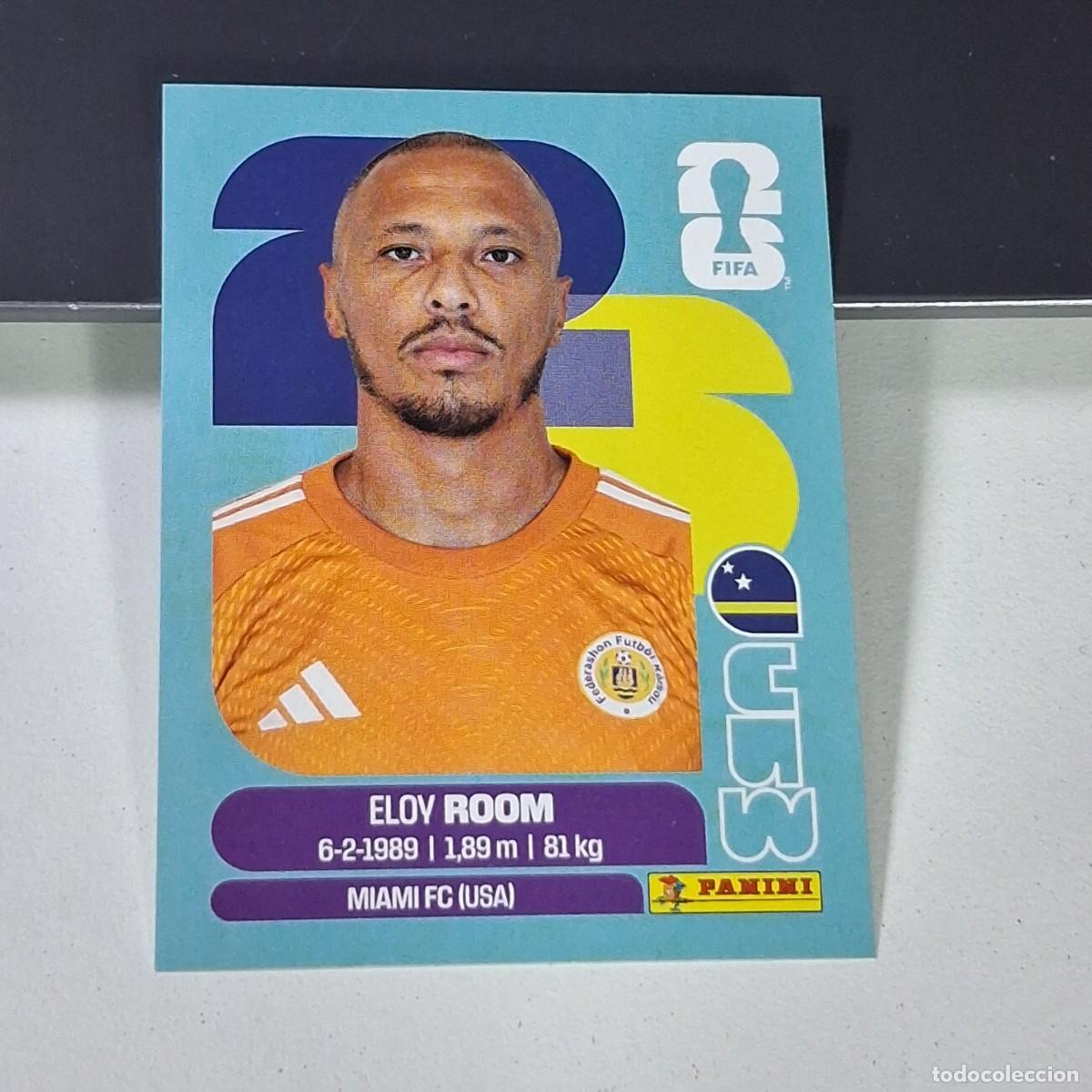 Cromos de F&uacute;tbol: B19 CUW 2 CUW2 ELOY ROOM CURACAO MUNDIAL FIFA WORLD CUP 2026 STICKER PANINI