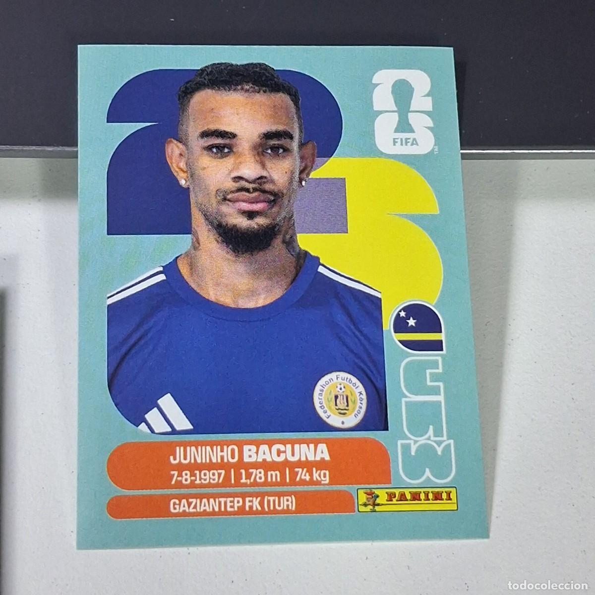 Cromos de Futebol: B19 CUW11 CUW 11 JUNINHO BACUNA CURAZAO CURA&Ccedil;AO CUW MUNDIAL FIFA WORLD CUP 2026 STICKER PANINI