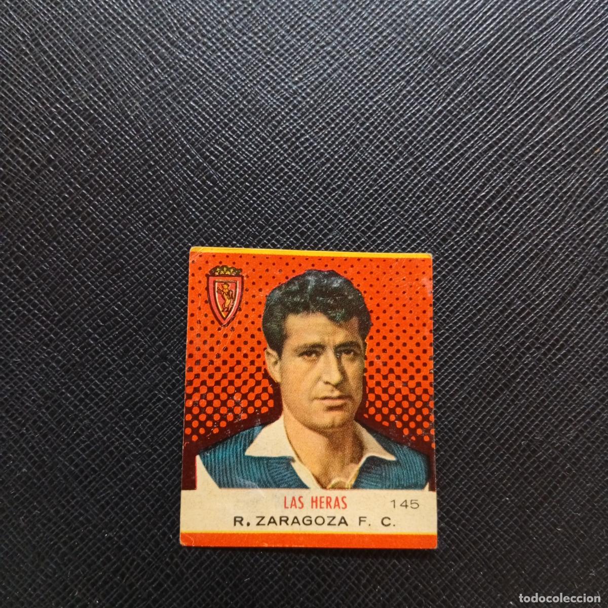 Cromos de Futebol: 146 LAS HERAS ZARAGOZA BRUGUERA CAMPEONES 1957 1958 CROMO FUTBOL 57 58 - DESPEGADO - A44 PG307