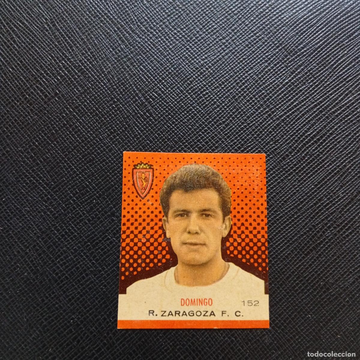 Cromos de F&uacute;tbol: 152 DOMINGO ZARAGOZA BRUGUERA CAMPEONES 1957 1958 CROMO FUTBOL 57 58 - DESPEGADO - A44 PG334