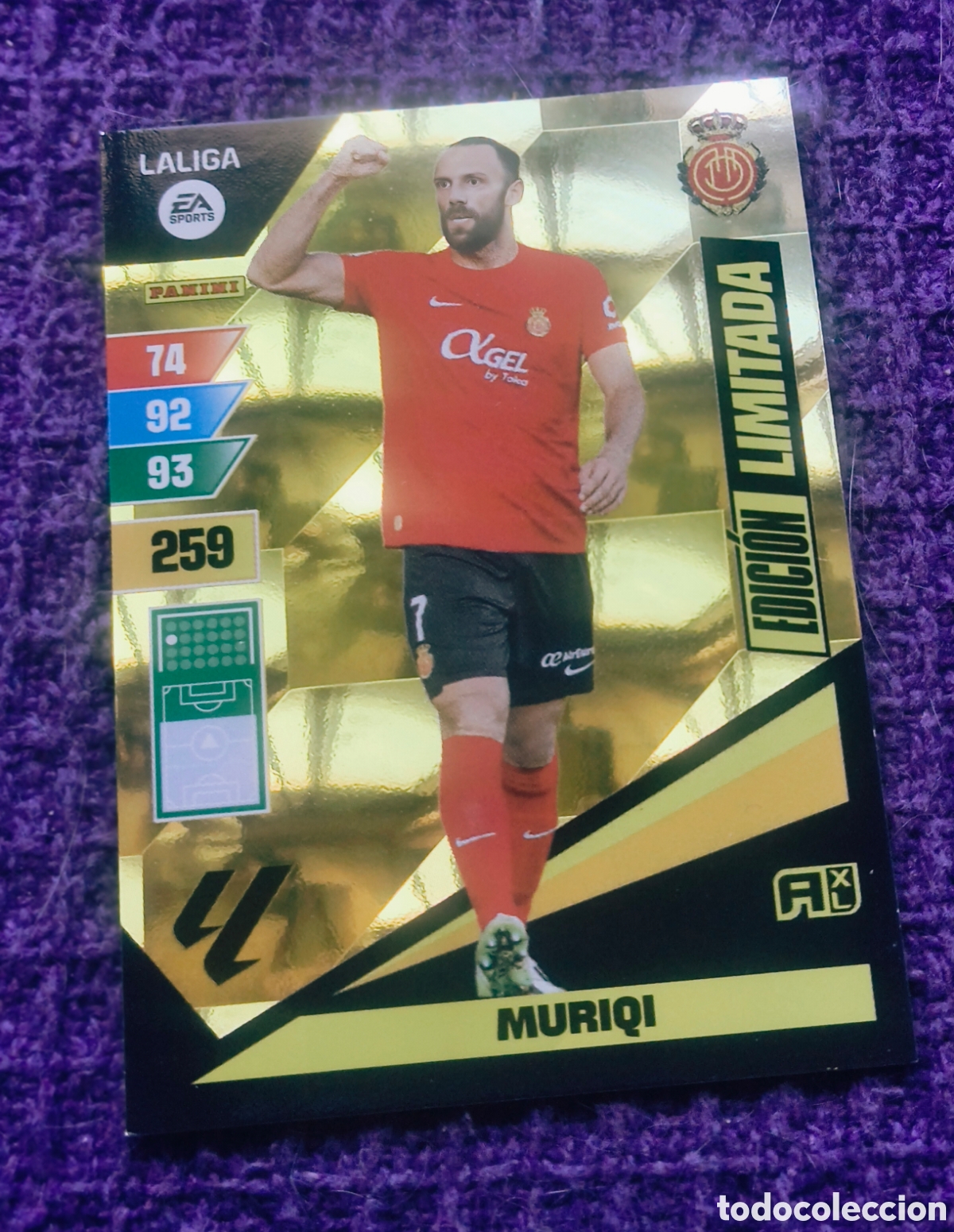 Cromos de F&uacute;tbol: Carta Muriqi Edici&oacute;n Limitada - Adrenalyn XL 2023/24 Panini