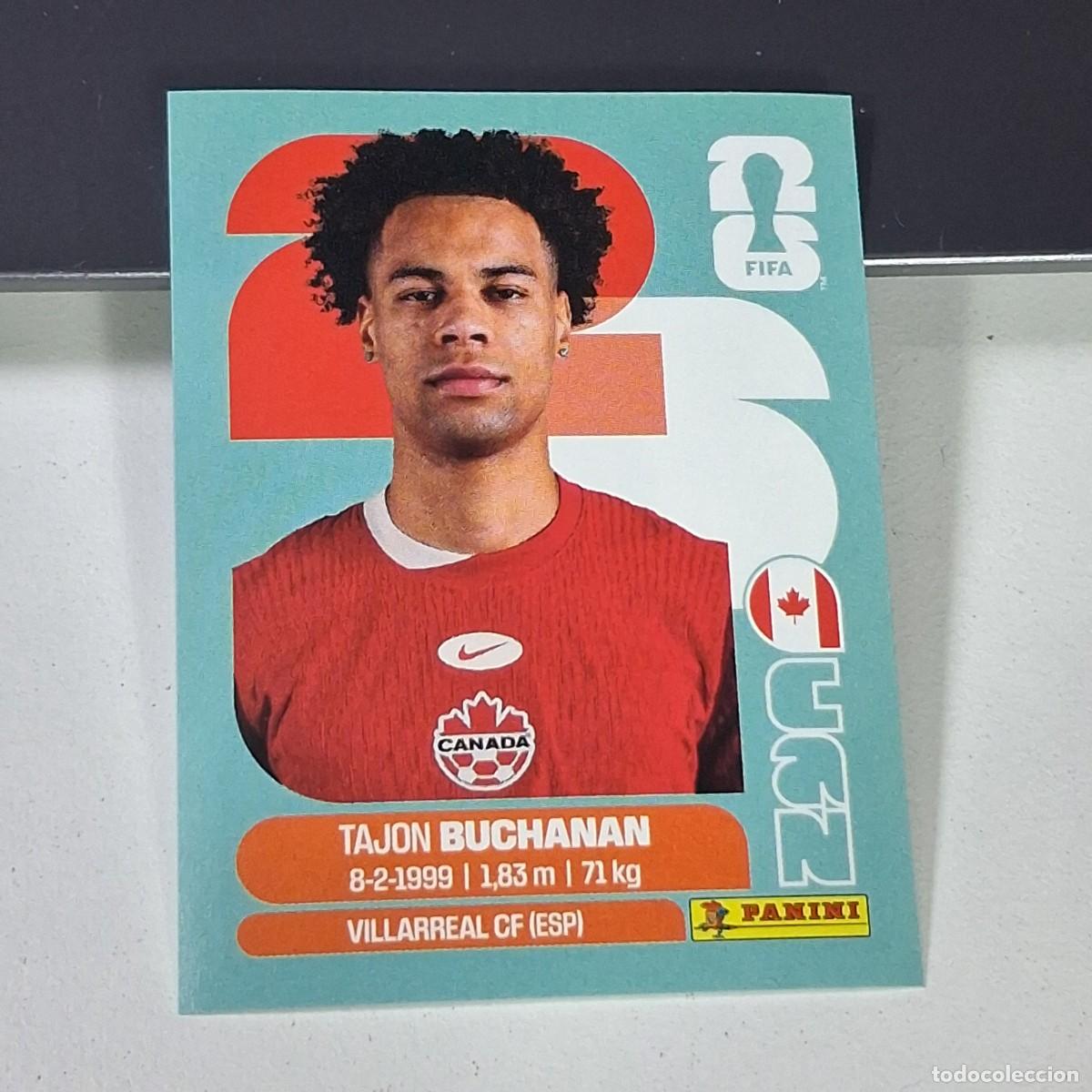 Cromos de F&uacute;tbol: B19 CAN 17 CAN17 TAJON BUCHANAN CANAD&Aacute; CAN MUNDIAL FIFA WORLD CUP 2026 STICKER PANINI