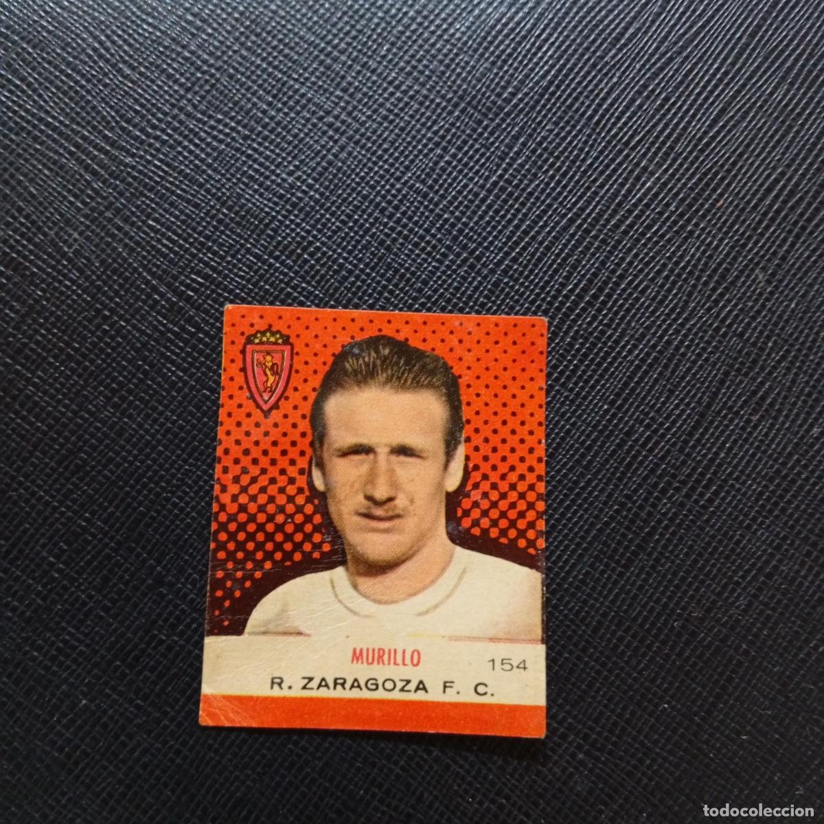 Cromos de F&uacute;tbol: 154 MURILLO ZARAGOZA BRUGUERA CAMPEONES 1957 1958 CROMO FUTBOL 57 58 - DESPEGADO - A44 PG370