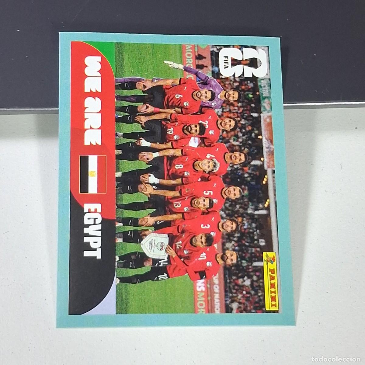Cromos de F&uacute;tbol: B19 EGY13 TEAM PHOTO EQUIPO 13 EGYPTO EGYPT EGY MUNDIAL FIFA WORLD CUP 2026 STICKER PANINI