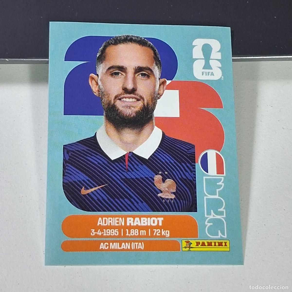 Cromos de F&uacute;tbol: B19 FRA12 ADRIEN RABIOT 12 FRANCIA FRANCE FRA MUNDIAL FIFA WORLD CUP 2026 STICKER PANINI