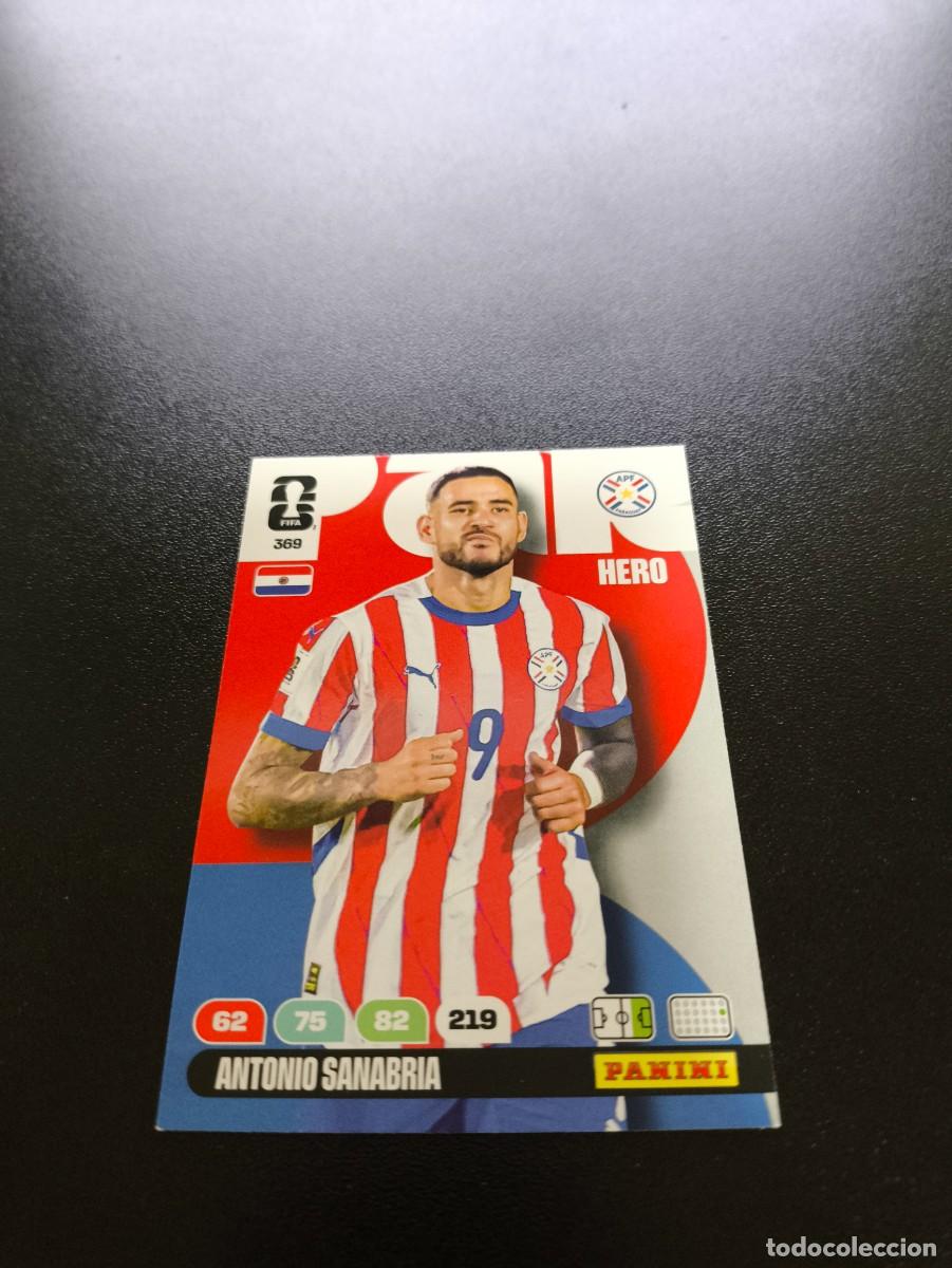 Cromos de F&uacute;tbol: 369 Antonio Sanabria paraguay ADRENALYN MUNDIAL FIFA WORLD CUP 2026 PANINI NO LIGA