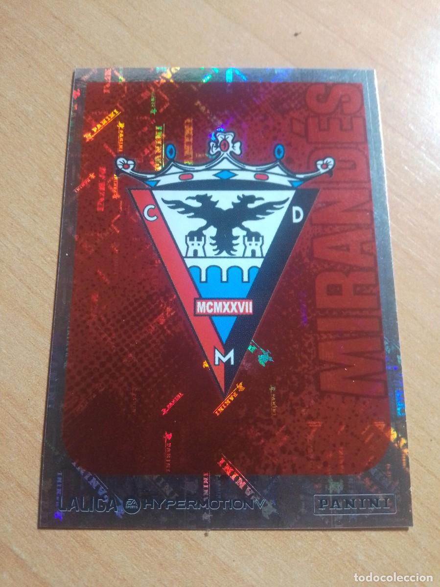 Cromos de Futebol: 306 ESCUDO DEL MIRANDES 2&ordf; DIVISION HYPERMOTION 25 26 PANINI 2025 2026 NUEVO