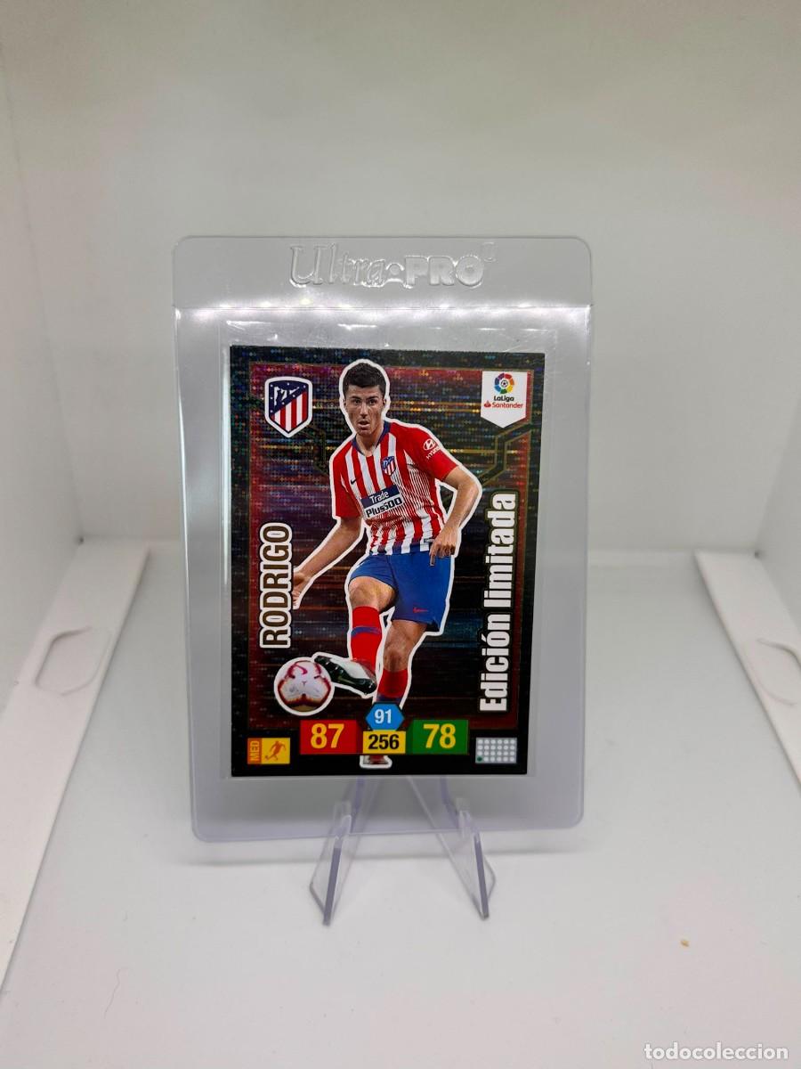Cromos de F&uacute;tbol: Rodrigo Atletico de Madrid Edicion Limitada Panini Adrenalyn 2018 19