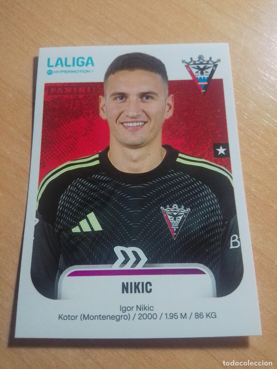 Cromos de F&uacute;tbol: 308 NIKIC DEL MIRANDES 2&ordf; DIVISION HYPERMOTION 25 26 PANINI 2025 2026 NUEVO