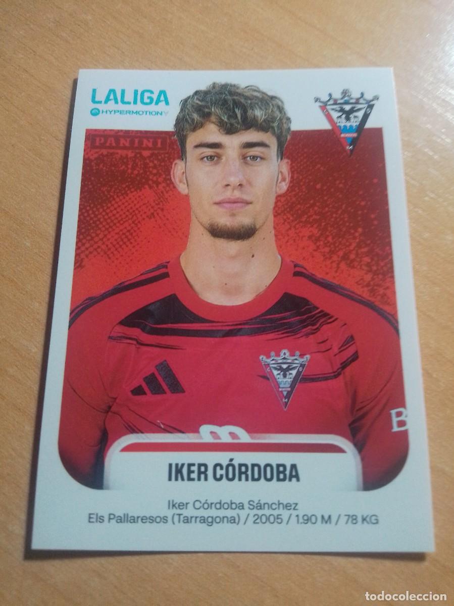 Cromos de F&uacute;tbol: 314 IKER CORDOBA DEL MIRANDES 2&ordf; DIVISION HYPERMOTION 25 26 PANINI 2025 2026 NUEVO