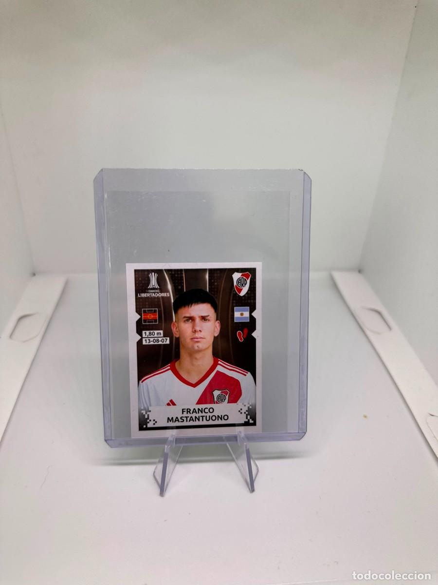 Cromos de F&uacute;tbol: Rookie Franco Mastantuono River Plate Panini Conmebol Libertadores 2024