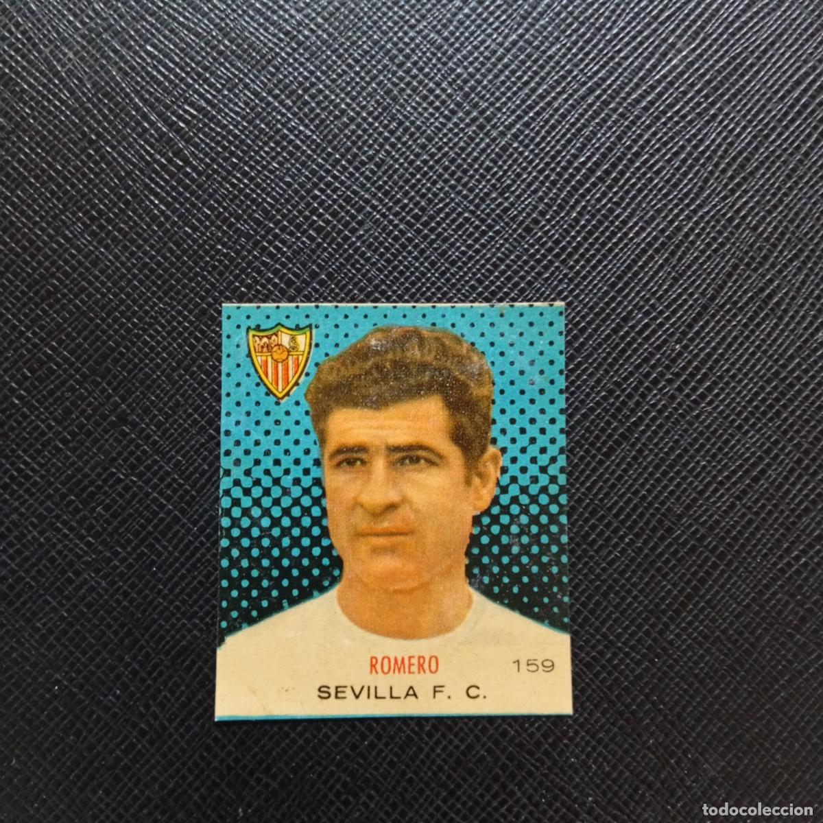 Cromos de F&uacute;tbol: 159 ROMERO SEVILLA BRUGUERA CAMPEONES 1957 1958 CROMO FUTBOL 57 58 - DESPEGADO - A43 PG1