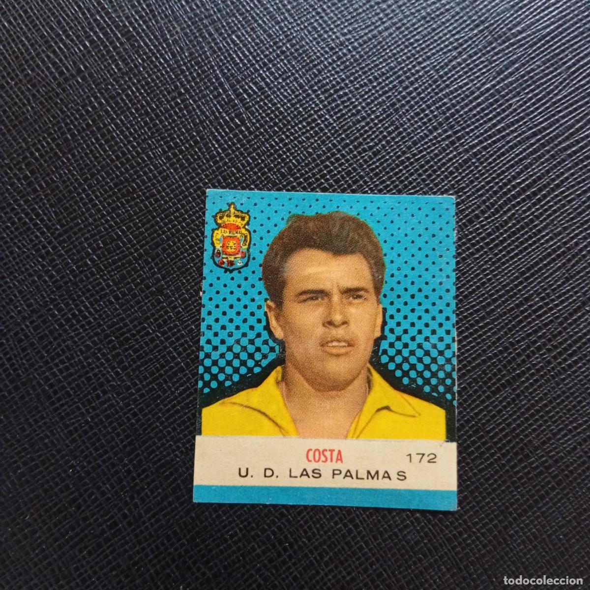Cromos de F&uacute;tbol: 172 COSTA LAS PALMAS BRUGUERA CAMPEONES 1957 1958 CROMO FUTBOL 57 58 - DESPEGADO - A43 PG11