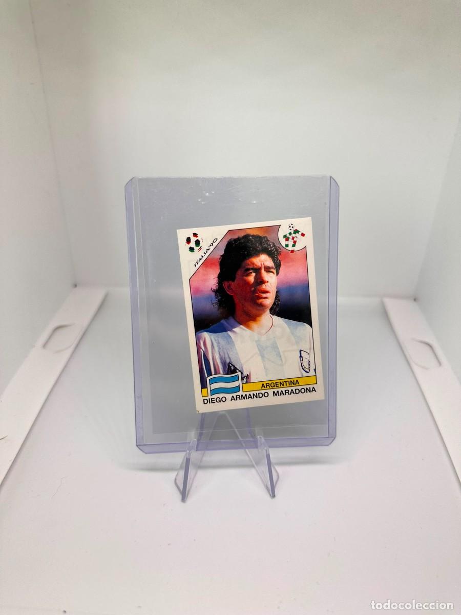 Cromos de F&uacute;tbol: Diego Maradona #128 Panini Argentina Italia 90