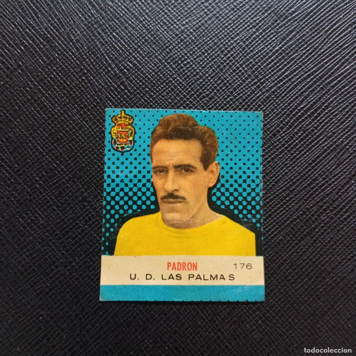 Cromos de F&uacute;tbol: 176 PADRON LAS PALMAS BRUGUERA CAMPEONES 1957 1958 CROMO FUTBOL 57 58 - DESPEGADO - A43 PG12