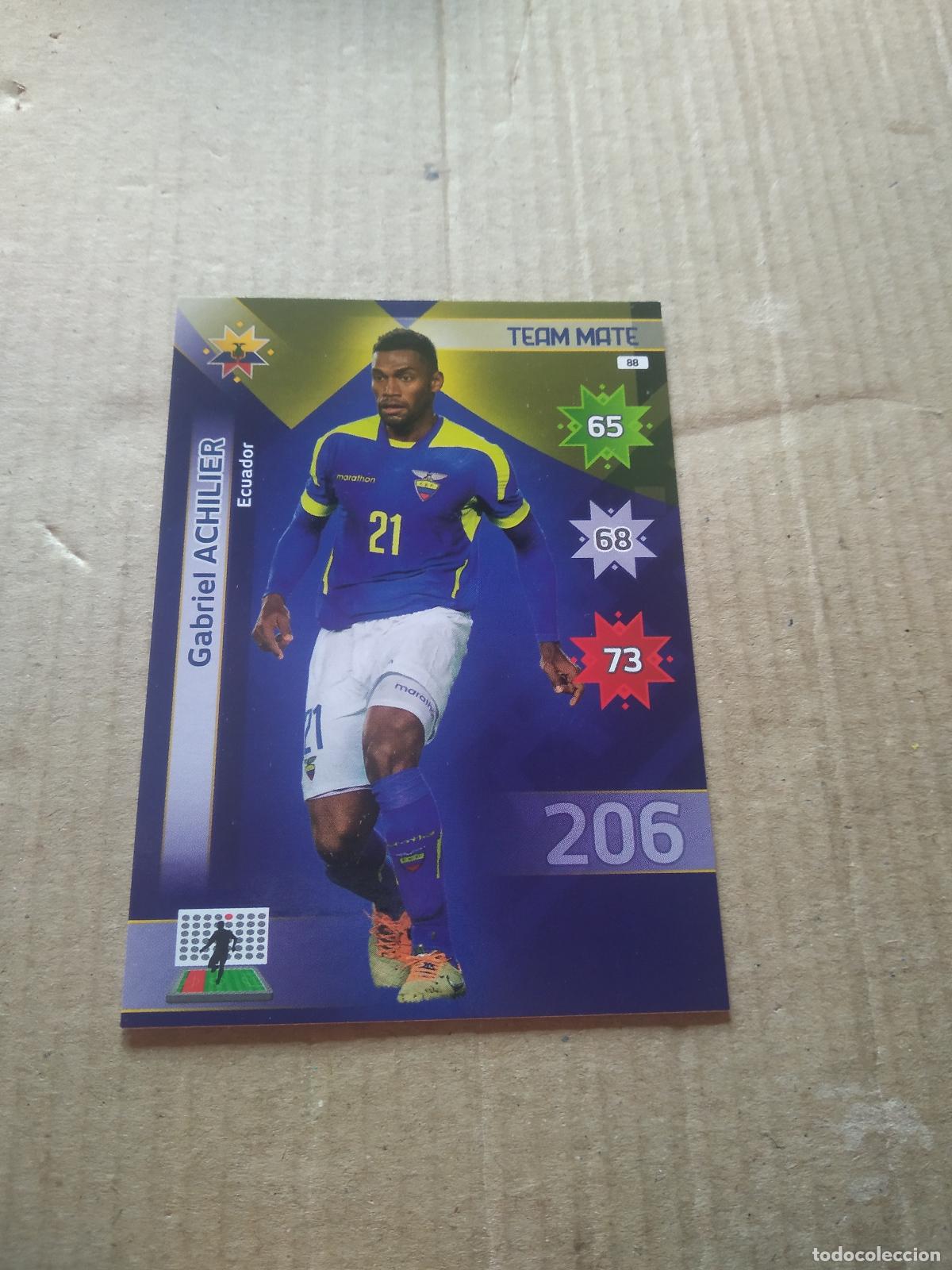 Fu&szlig;ball-Sticker: 88 GABRIEL ACHILIER ECUADOR CROMO FUTBOL PANINI COPA AMERICA 2015 ADRENALYN