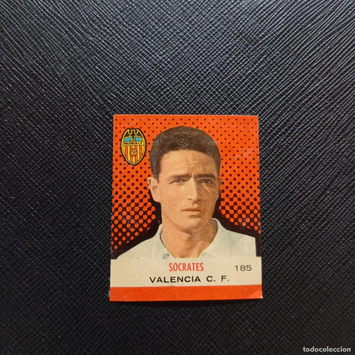 Fu&szlig;ball-Sticker: 185 SOCRATES VALENCIA BRUGUERA CAMPEONES 1957 1958 CROMO FUTBOL 57 58 - DESPEGADO - A43 PG14