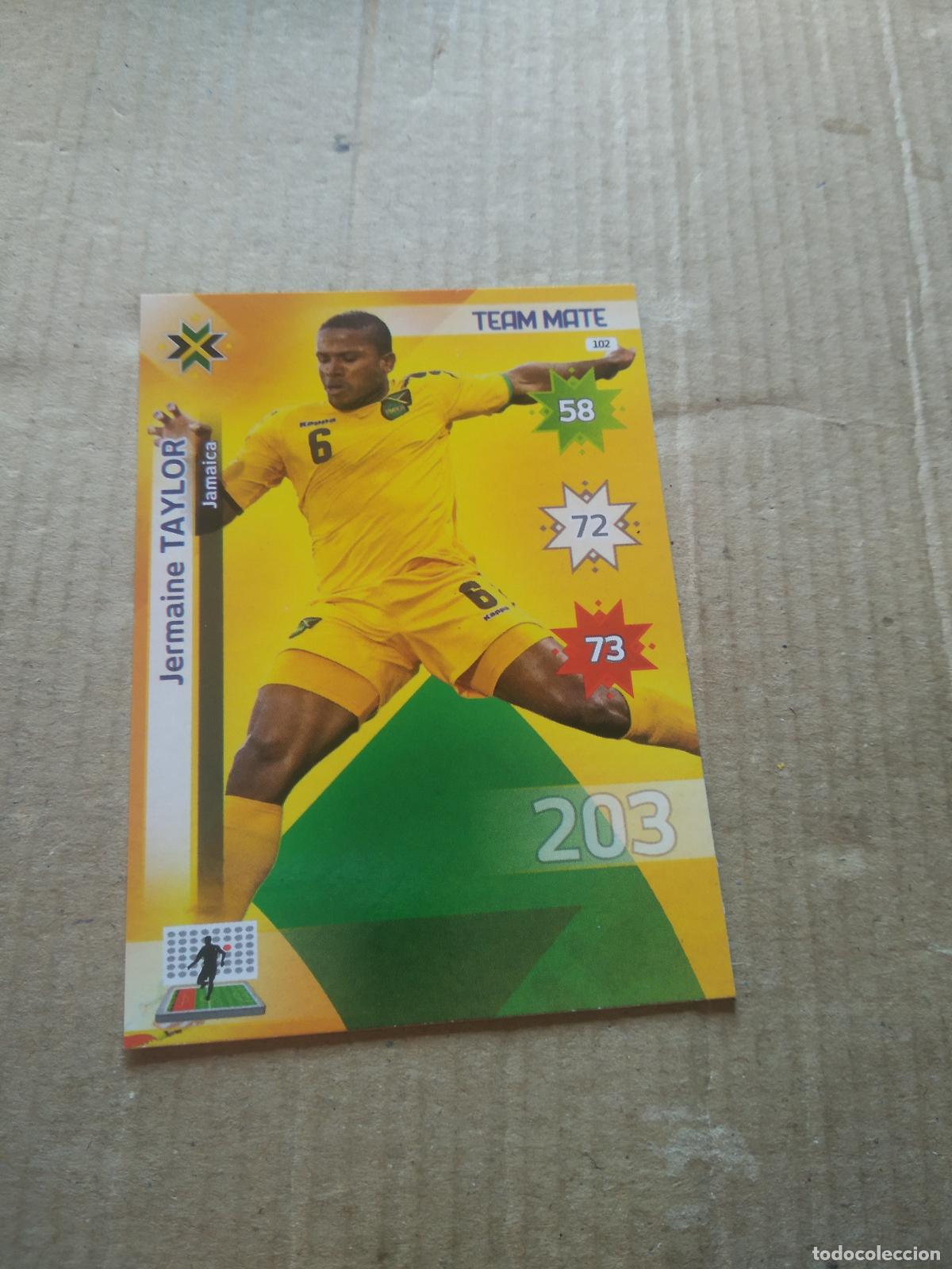 Cartes &agrave; collectionner de Football: 102 JERMAINE TAYLOR JAMAICA CROMO FUTBOL PANINI COPA AMERICA 2015 ADRENALYN
