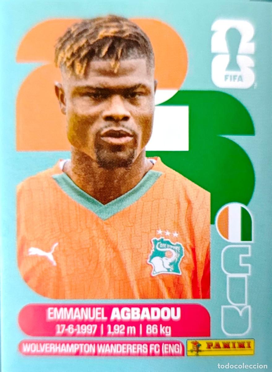 Cartes &agrave; collectionner de Football: CIV 8 CIV8 Emmanuel Agbadou - Costa de Marfil - PANINI Fifa World Cup 2026 - Sticker