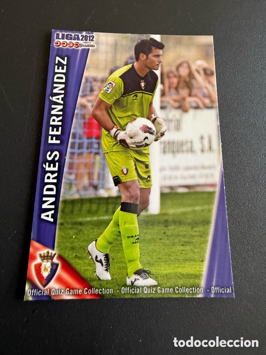 Cartes &agrave; collectionner de Football: MUNDICROMO 2012. n 686. UH. ANDR&Eacute;S FERN&Aacute;NDEZ