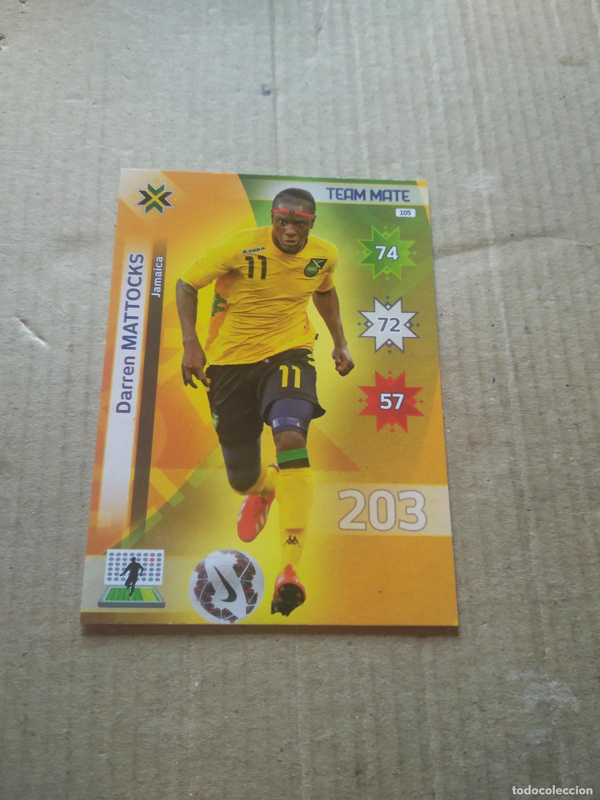 Cromos de F&uacute;tbol: 105 DARREN MATTOCKS JAMAICA CROMO FUTBOL PANINI COPA AMERICA 2015 ADRENALYN