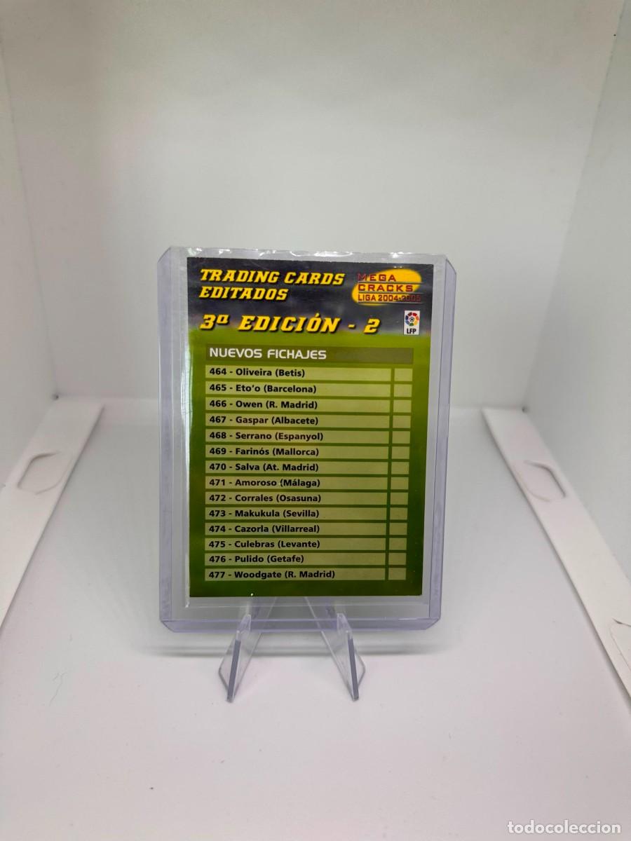 Cromos de F&uacute;tbol: Nuevos Fichajes 3&ordm; Edicion 2 Panini Megaescraks 2004 05