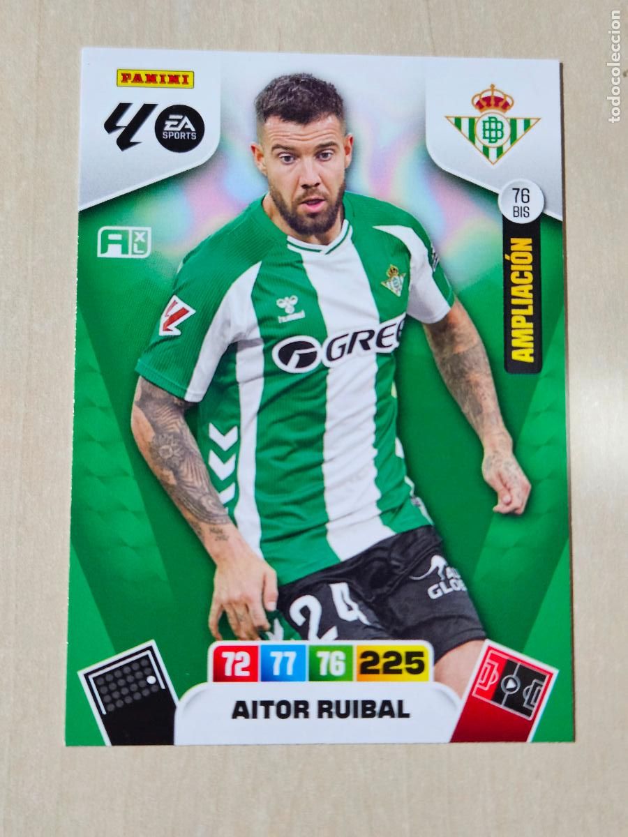Cromos de F&uacute;tbol: FICHA N&ordm; BIS 76 AITOR RUIBAL - ADRENALYN 25 26 - PANINI 2025 - 26 - CROMO - AMPLIACION
