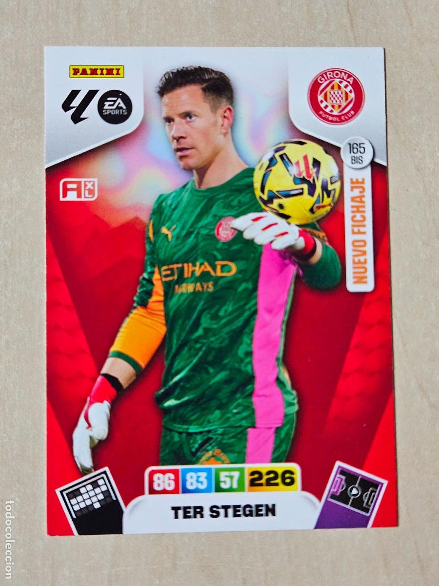 Cartes &agrave; collectionner de Football: FICHA N&ordm; BIS 165 TER STEGEN - ADRENALYN 25 26 - PANINI 2025 - 26 - CROMO - NUEVO FICHAJE
