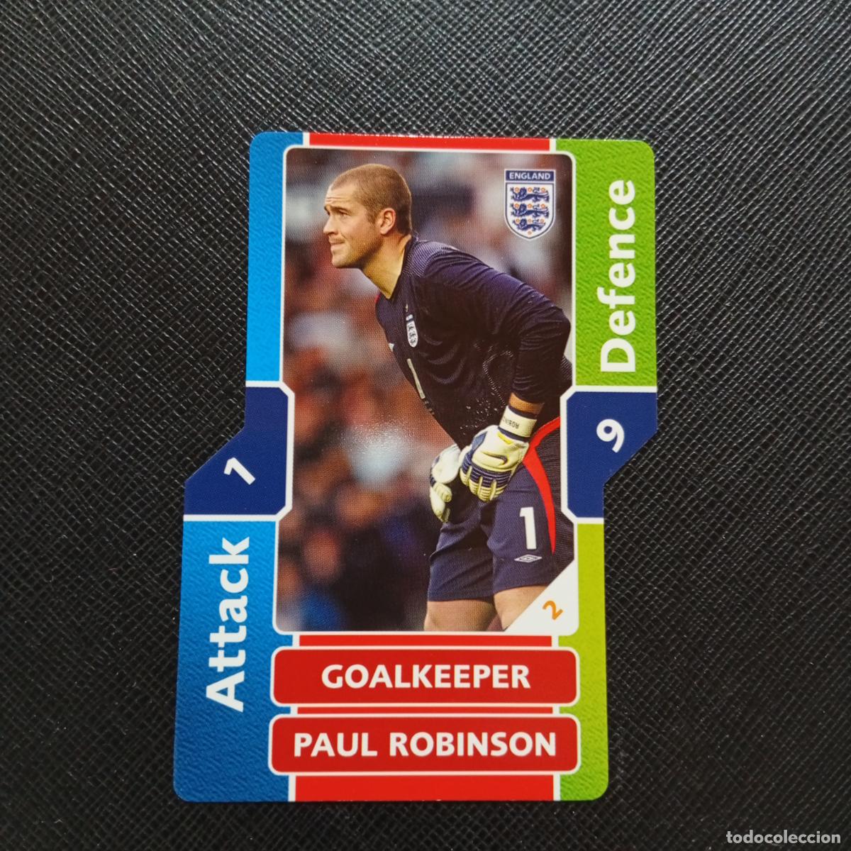 Cartes &agrave; collectionner de Football: PAUL ROBINSON INGLATERRA TOPPS MATCH ATTAX MUNDIAL 2006 ALEMANIA CROMO FUTBOL 06 - A43 PG22