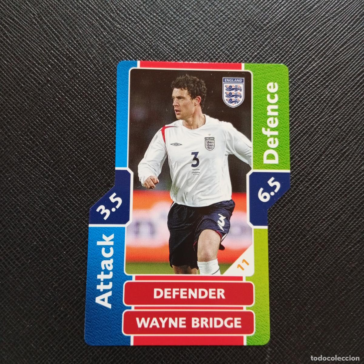 Cartes &agrave; collectionner de Football: WAYNE BRIDGE INGLATERRA TOPPS MATCH ATTAX MUNDIAL 2006 ALEMANIA CROMO FUTBOL 06 - A43 PG22