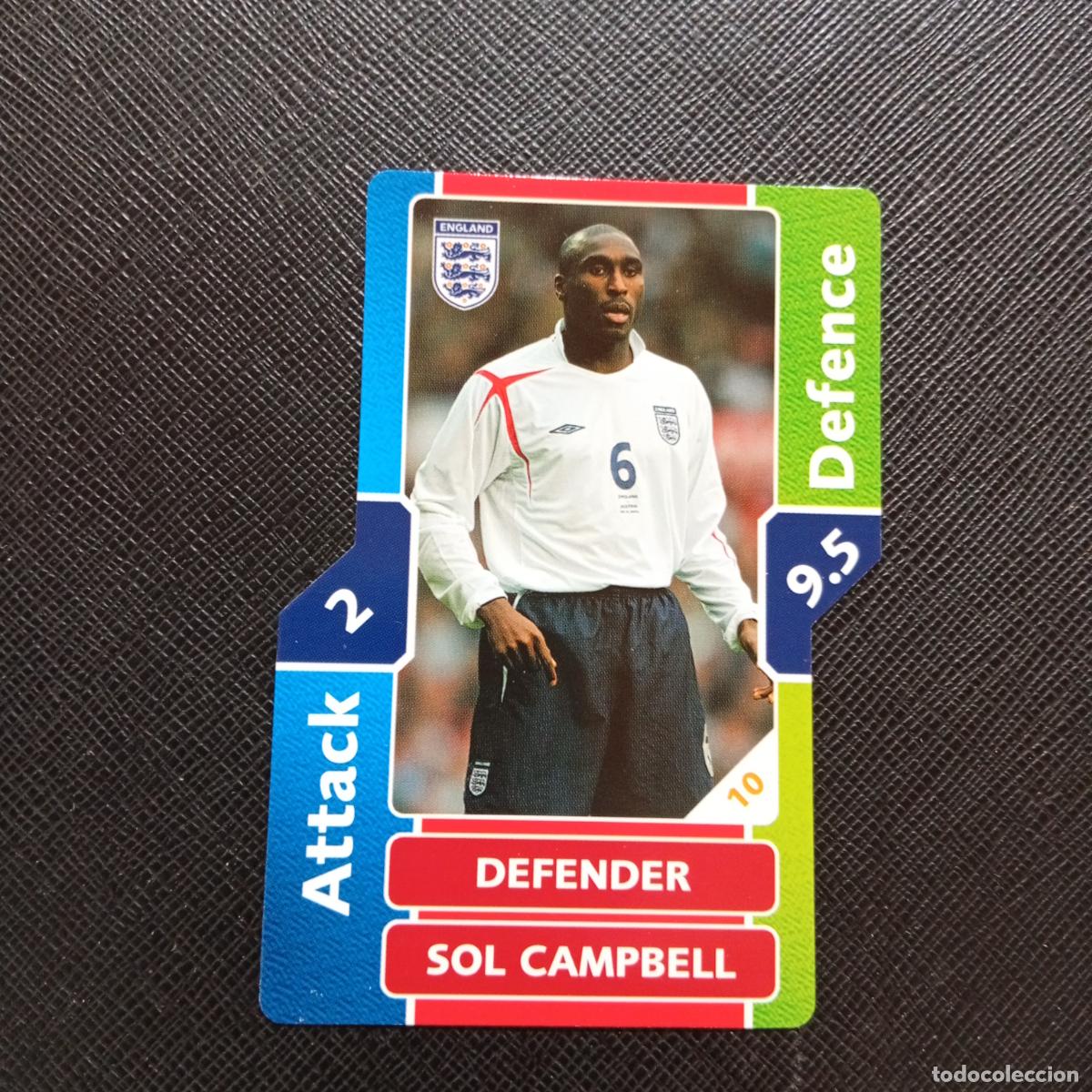 Cromos de F&uacute;tbol: SOL CAMPBELL INGLATERRA TOPPS MATCH ATTAX MUNDIAL 2006 ALEMANIA CROMO FUTBOL 06 - A43 PG22