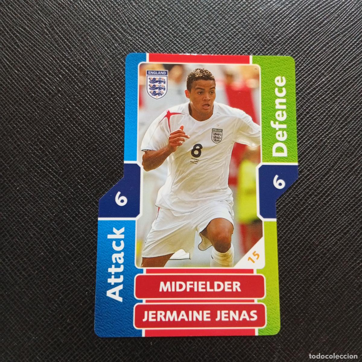 Cromos de F&uacute;tbol: JARMAINE JENAS INGLATERRA TOPPS MATCH ATTAX MUNDIAL 2006 ALEMANIA CROMO FUTBOL 06 - A43 PG24