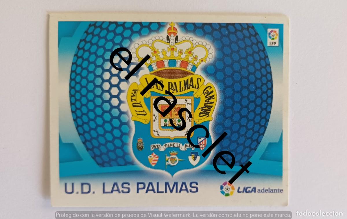 Cromos de F&uacute;tbol: CARTA/ CROMO FUTBOL -LIGA 09/10 -U.D. LAS PALMAS - ESCUDO