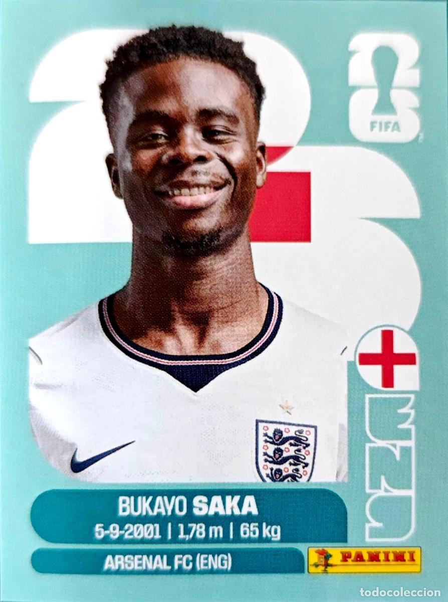 Cromos de F&uacute;tbol: ENG 17 ENG17 Bukayo Saka - Inglaterra - PANINI Fifa World Cup 2026 - Sticker