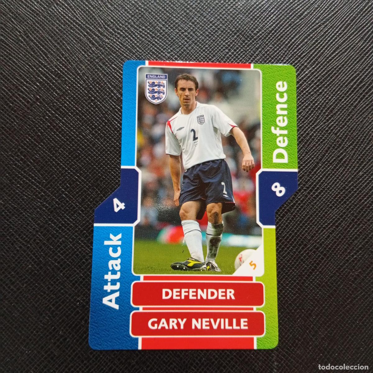 Figurine di Calcio: GARY NEVILLE INGLATERRA TOPPS MATCH ATTAX MUNDIAL 2006 ALEMANIA CROMO FUTBOL 06 - A43 PG26
