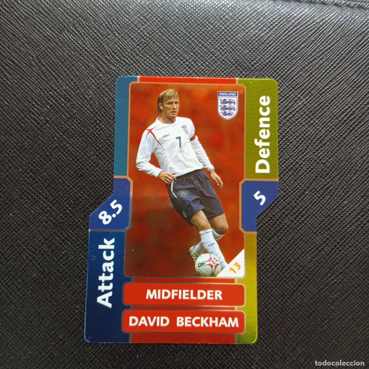Cromos de F&uacute;tbol: DAVID BECKHAM INGLATERRA TOPPS MATCH ATTAX MUNDIAL 2006 ALEMANIA CROMO FUTBOL 06 - A43 PG26