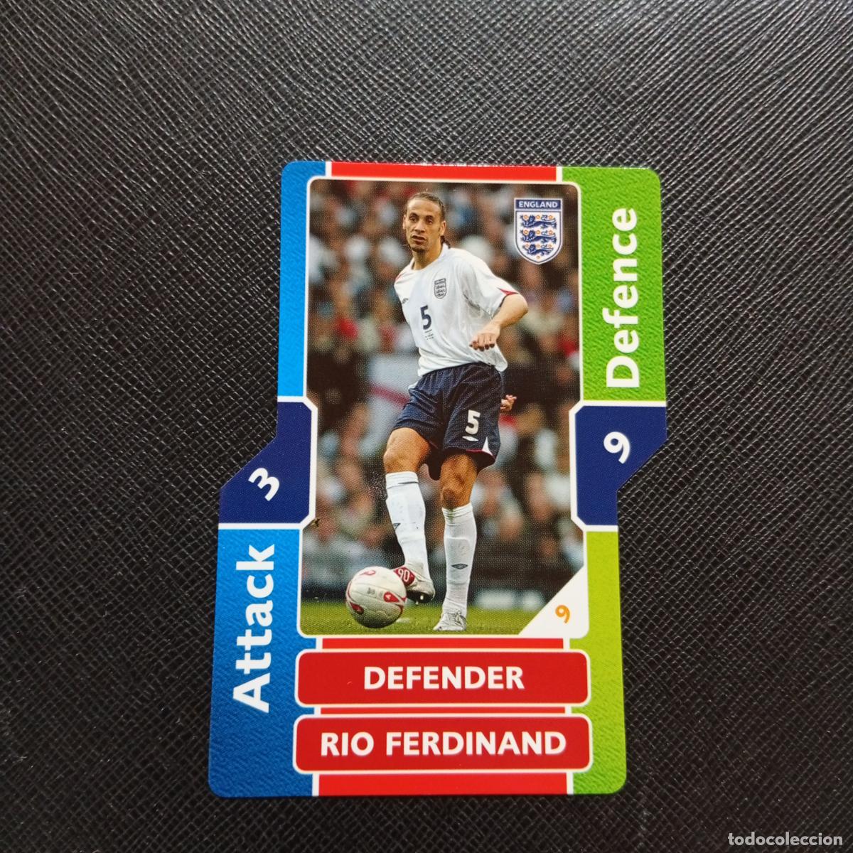 Cartes &agrave; collectionner de Football: RIO FERDINAND INGLATERRA TOPPS MATCH ATTAX MUNDIAL 2006 ALEMANIA CROMO FUTBOL 06 - A43 PG29