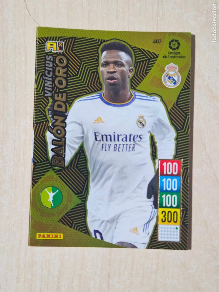 Cartes &agrave; collectionner de Football: FICHA N&ordm; 467 VINICIUS - ADRENALYN 21 22 - PANINI 2021 - 22 - CROMO - BALON DE ORO