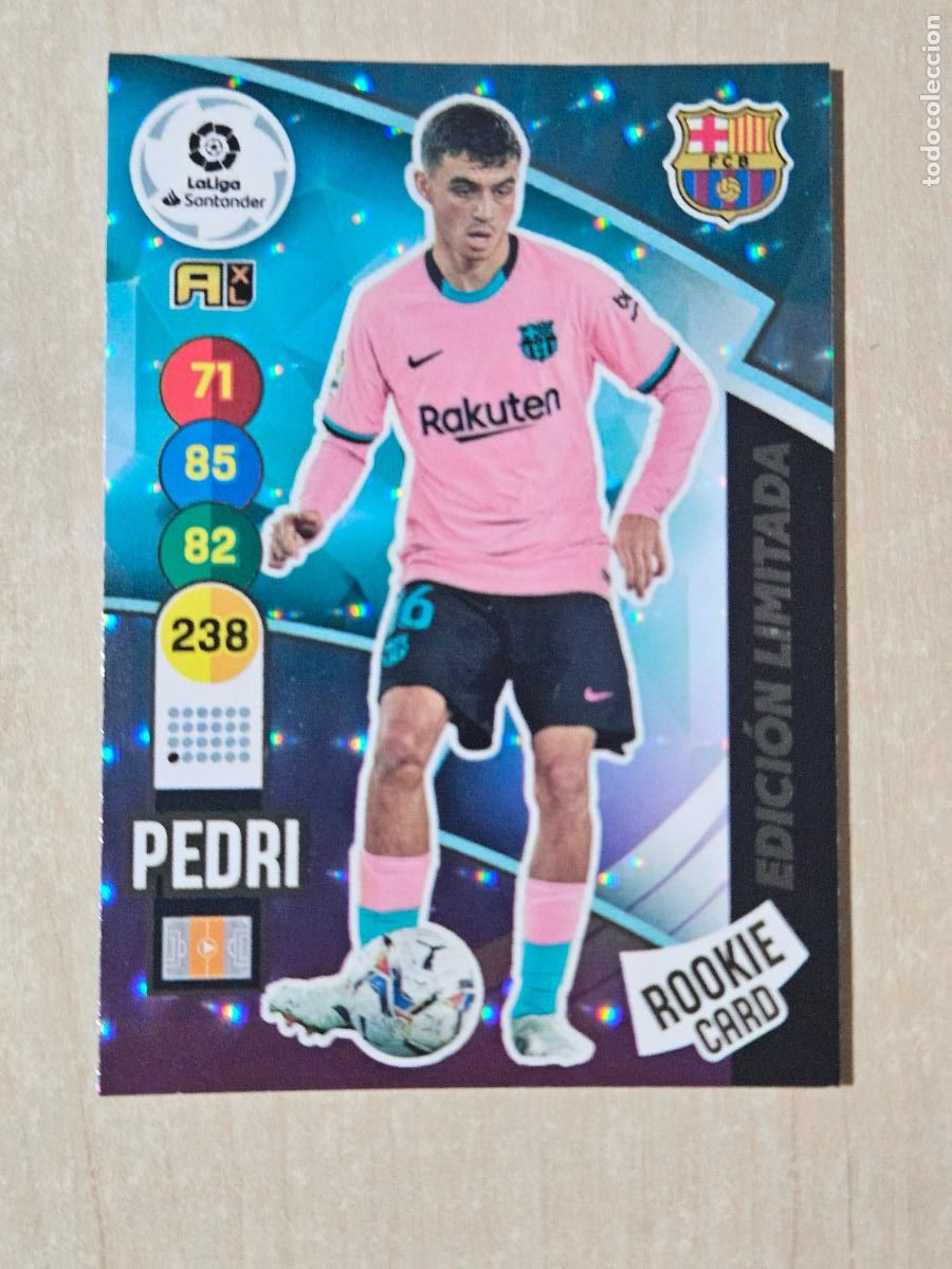 Cromos de F&uacute;tbol: FICHA PEDRI - ADRENALYN 20 21 - PANINI 2020 - 21 - CROMO - EDICION LIMITADA