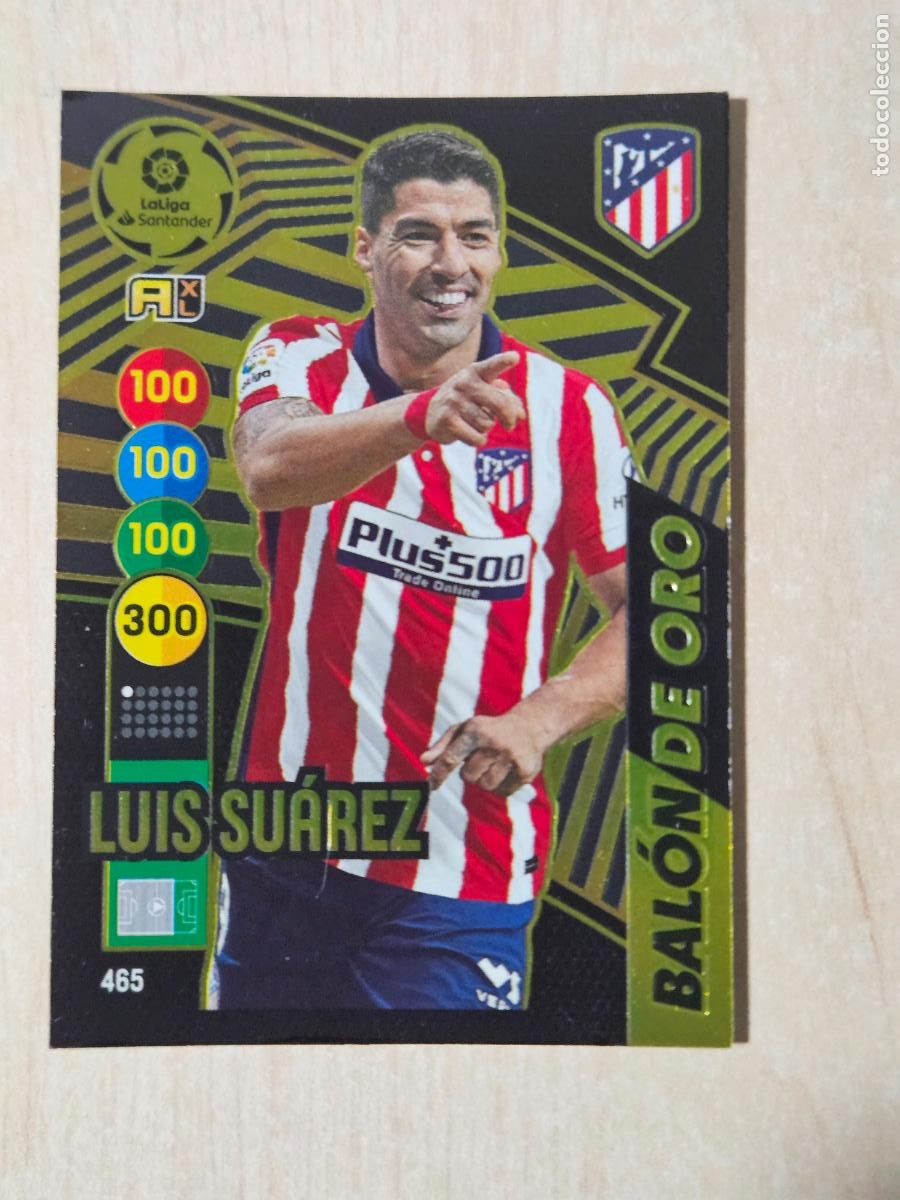 Cromos de F&uacute;tbol: FICHA N&ordm; 465 LUIS SUAREZ - ADRENALYN 20 21 - PANINI 2020 - 21 - CROMO - BALON DE ORO