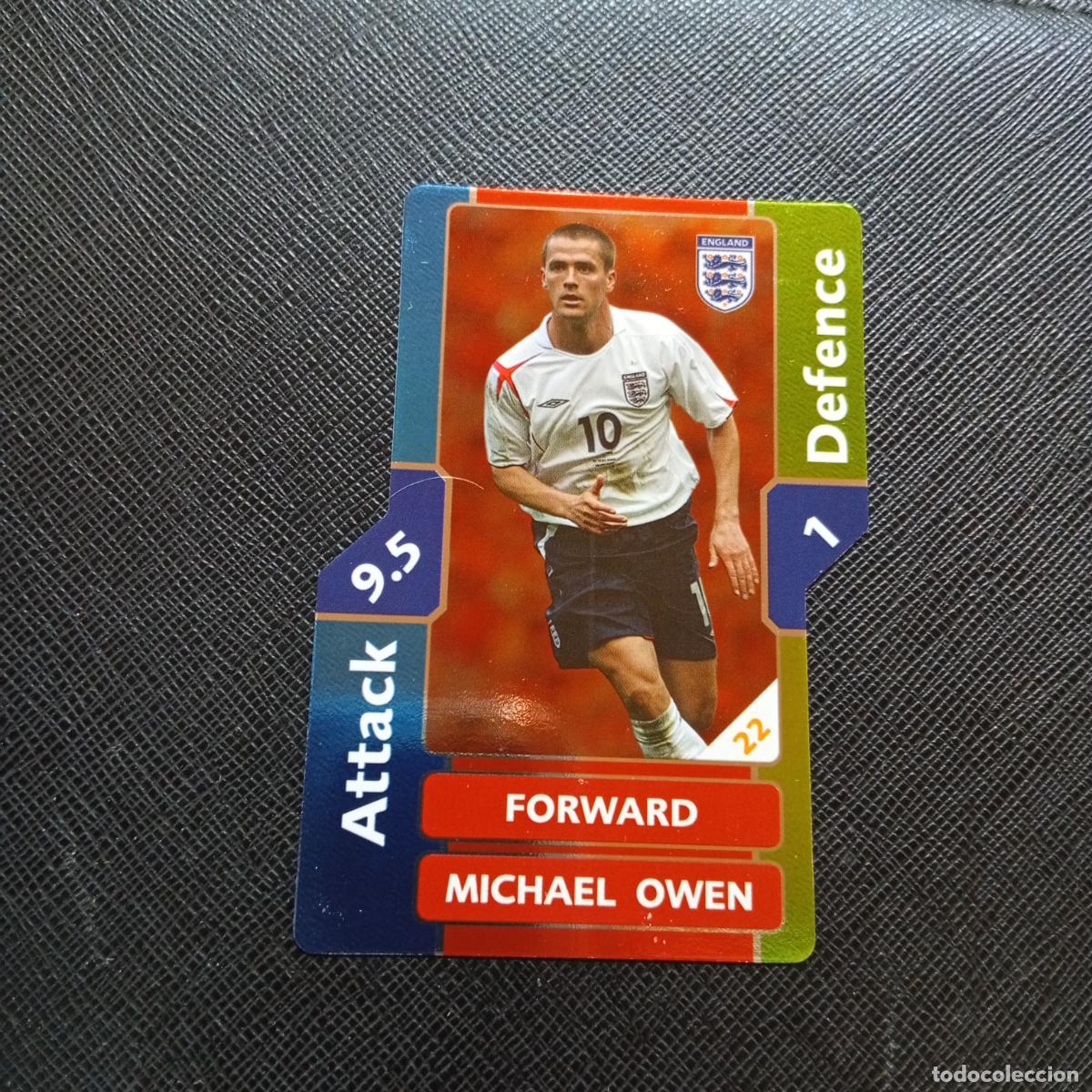 Cromos de F&uacute;tbol: MICHAEL OWEN INGLATERRA TOPPS MATCH ATTAX MUNDIAL 2006 ALEMANIA CROMO FUTBOL 06 - A43 PG30