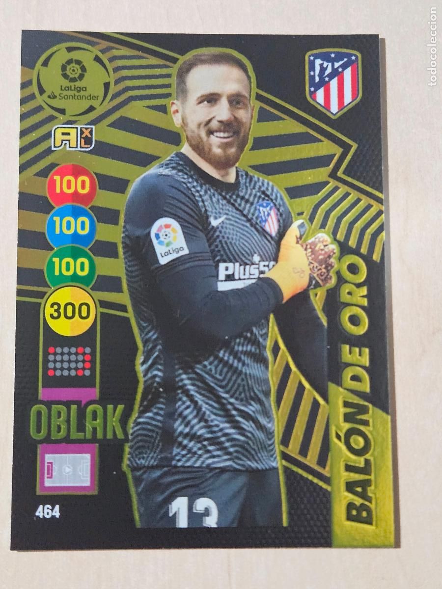 Cromos de F&uacute;tbol: FICHA N&ordm; 464 OBLAK - ADRENALYN 20 21 - PANINI 2020 - 21 - CROMO - BALON DE ORO