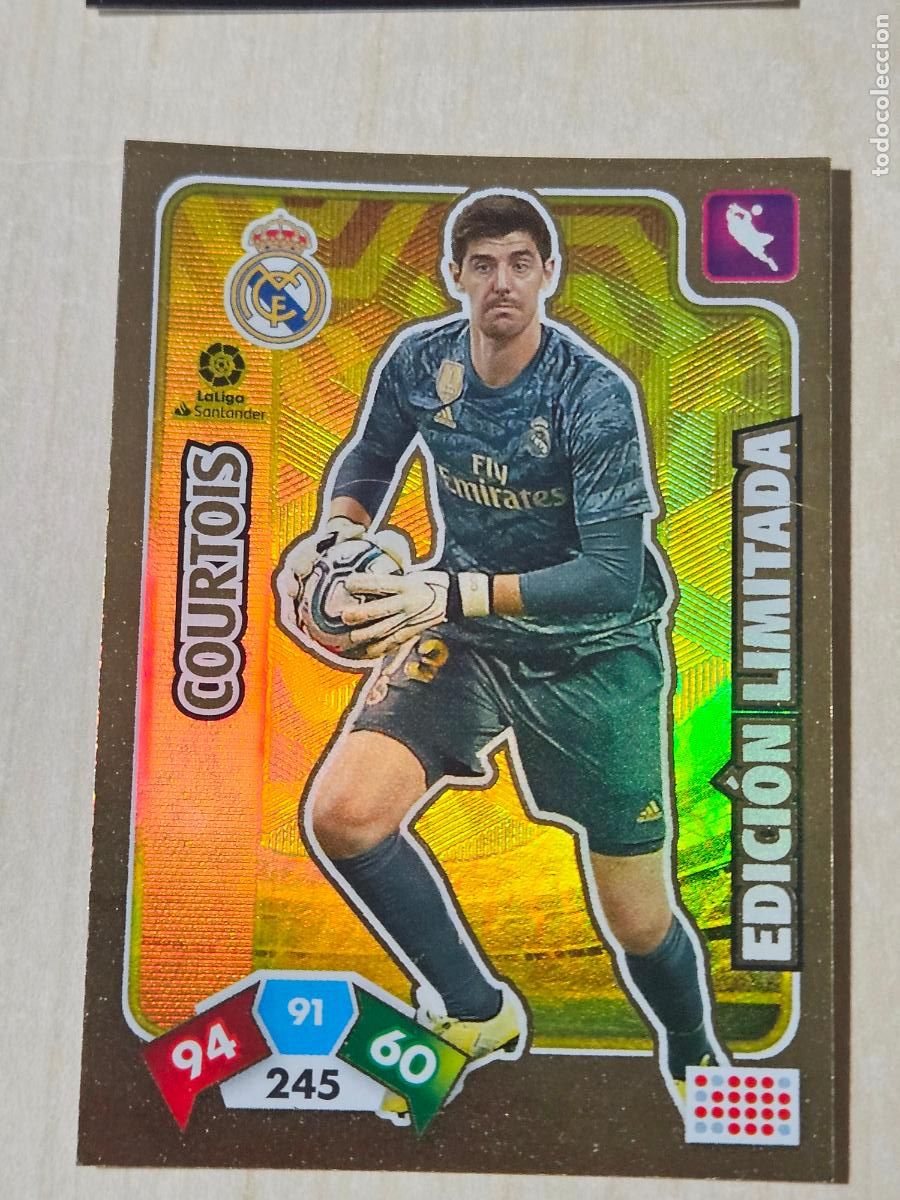 Cromos de F&uacute;tbol: FICHA - COURTOIS - ADRENALYN 19 20 - PANINI 2019 20 - CROMO - EDICION LIMITADA