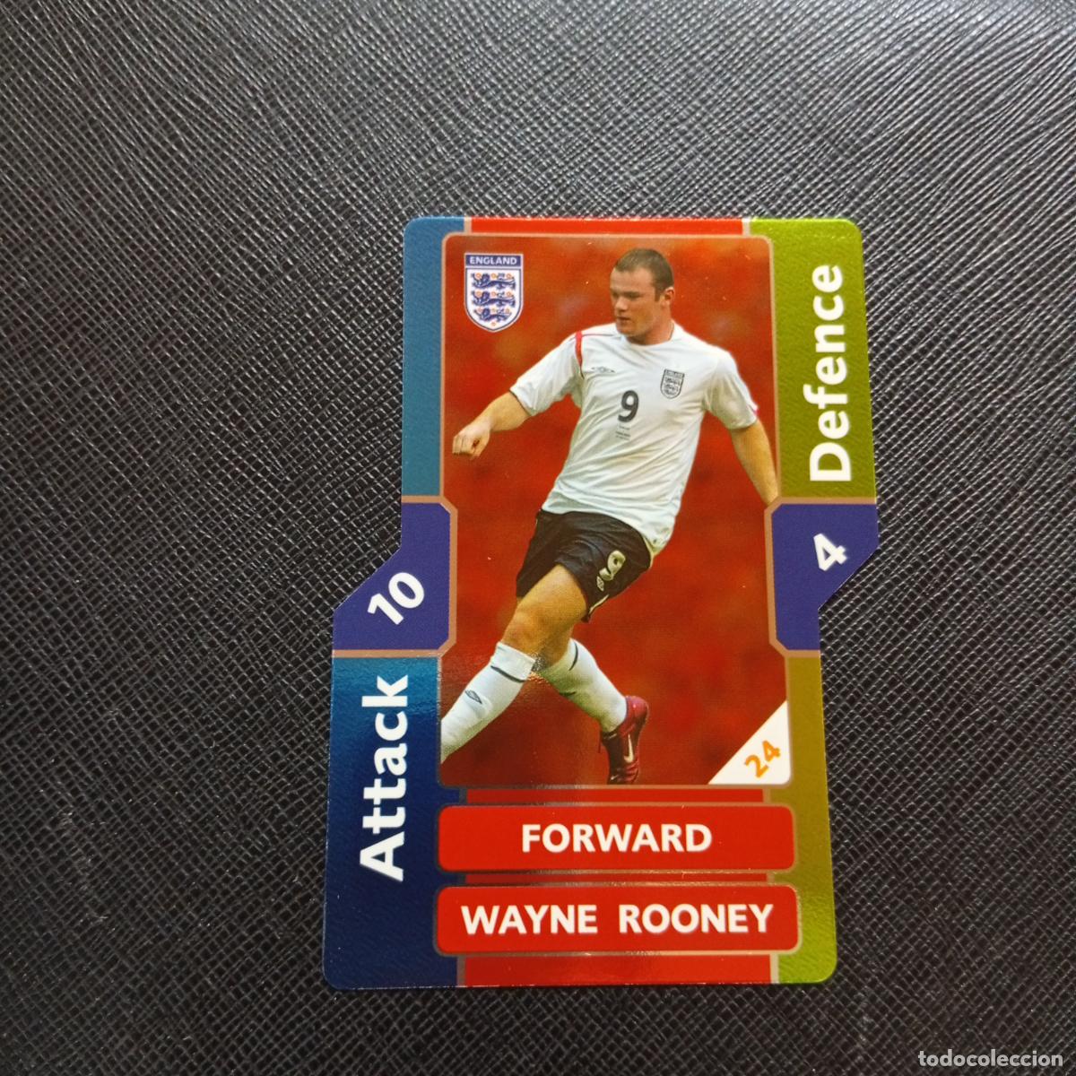 Cromos de F&uacute;tbol: WAYNE ROONEY INGLATERRA TOPPS MATCH ATTAX MUNDIAL 2006 ALEMANIA CROMO FUTBOL 06 - A43 PG30