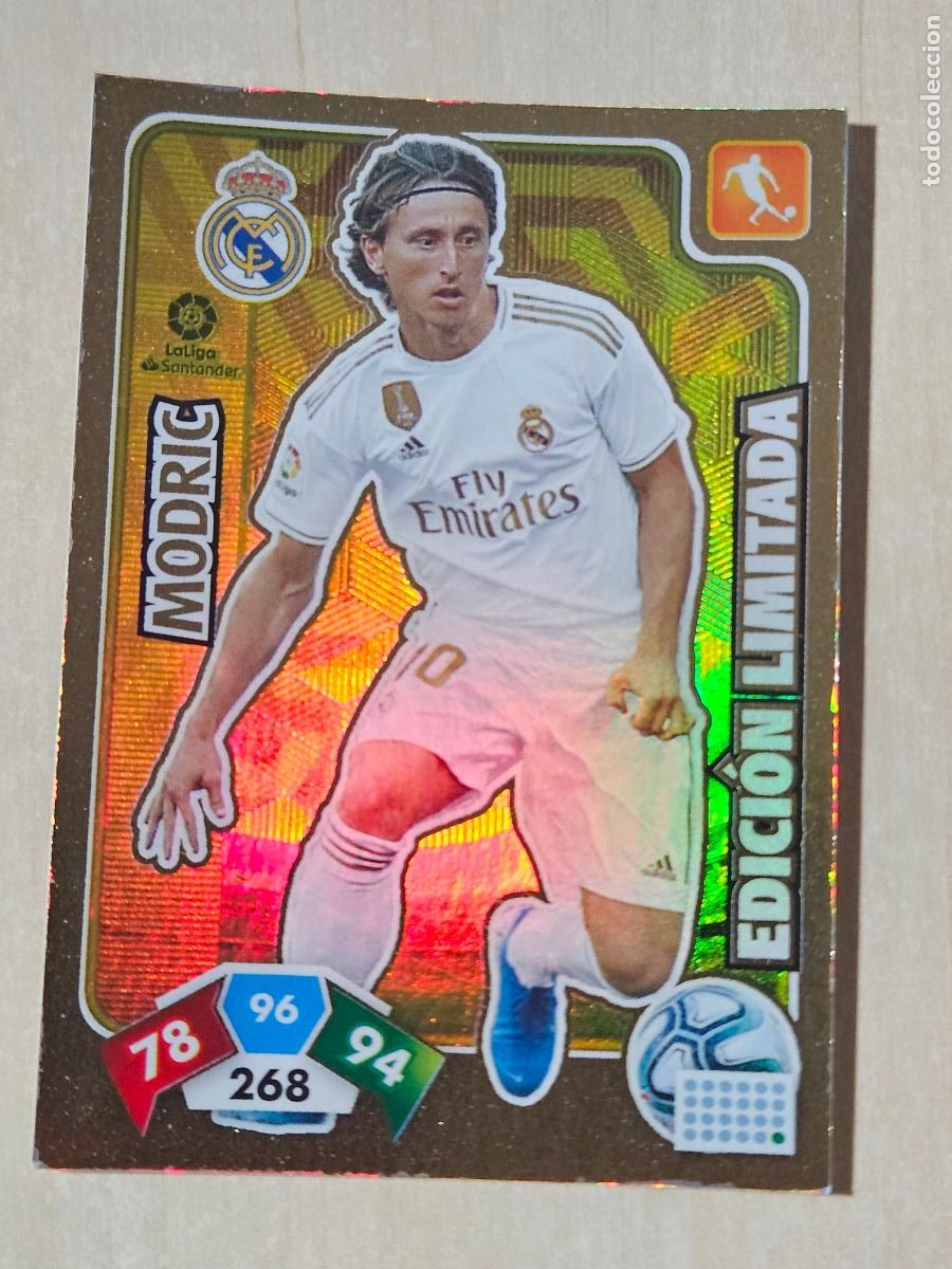 Cromos de F&uacute;tbol: FICHA - MODRIC - ADRENALYN 19 20 - PANINI 2019 20 - CROMO - EDICION LIMITADA